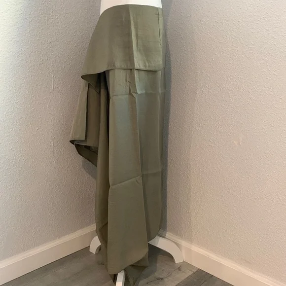 NWT Surrealist asymmetrical front zip long skirt - Picture 5 of 10